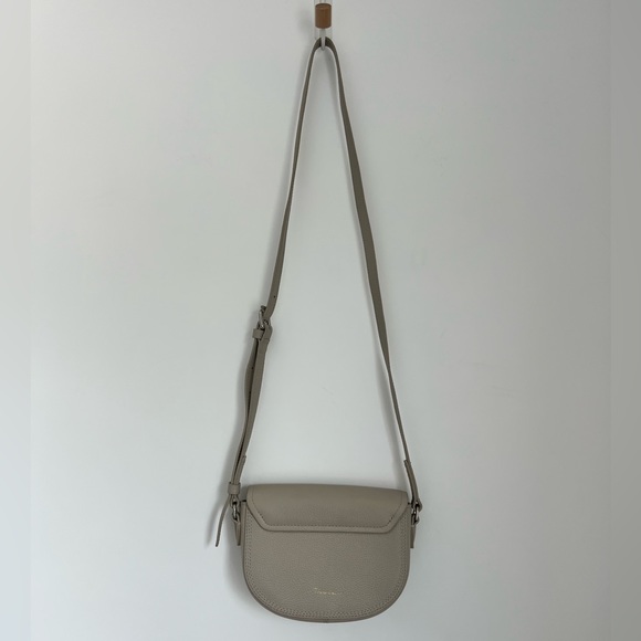 3.1 Phillip Lim Leather Pashli Mini Saddle Crossbody Bag Purse Feather - Picture 4 of 12